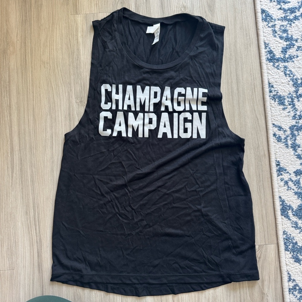Bella Black Muscle Tee